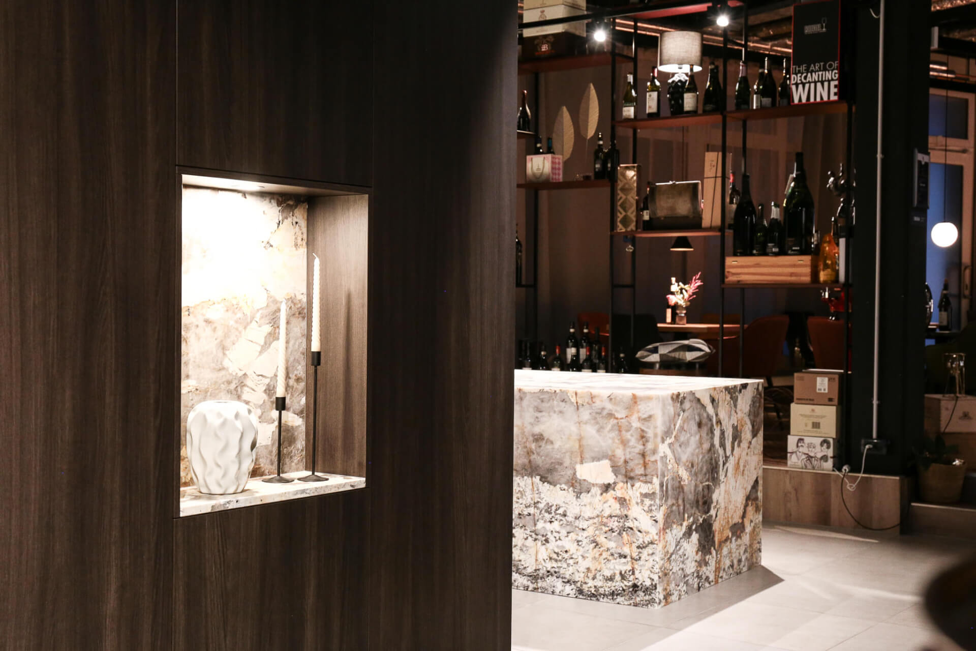 Küchenstudio Schwabach schwarze Küche